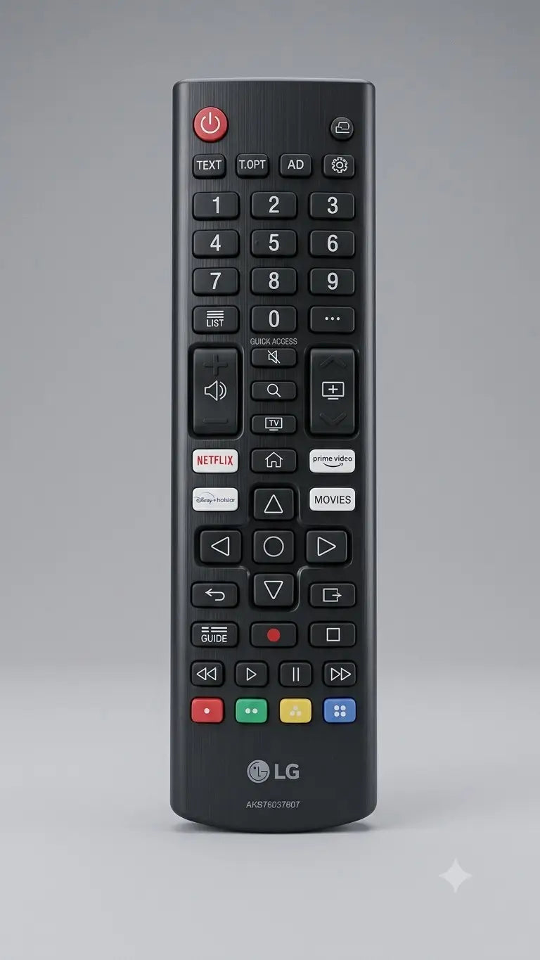 LG Smart TV Replacement Remote Control – Universal Compatible Remote with Netflix, Prime Video & Disney+ Hotkeys