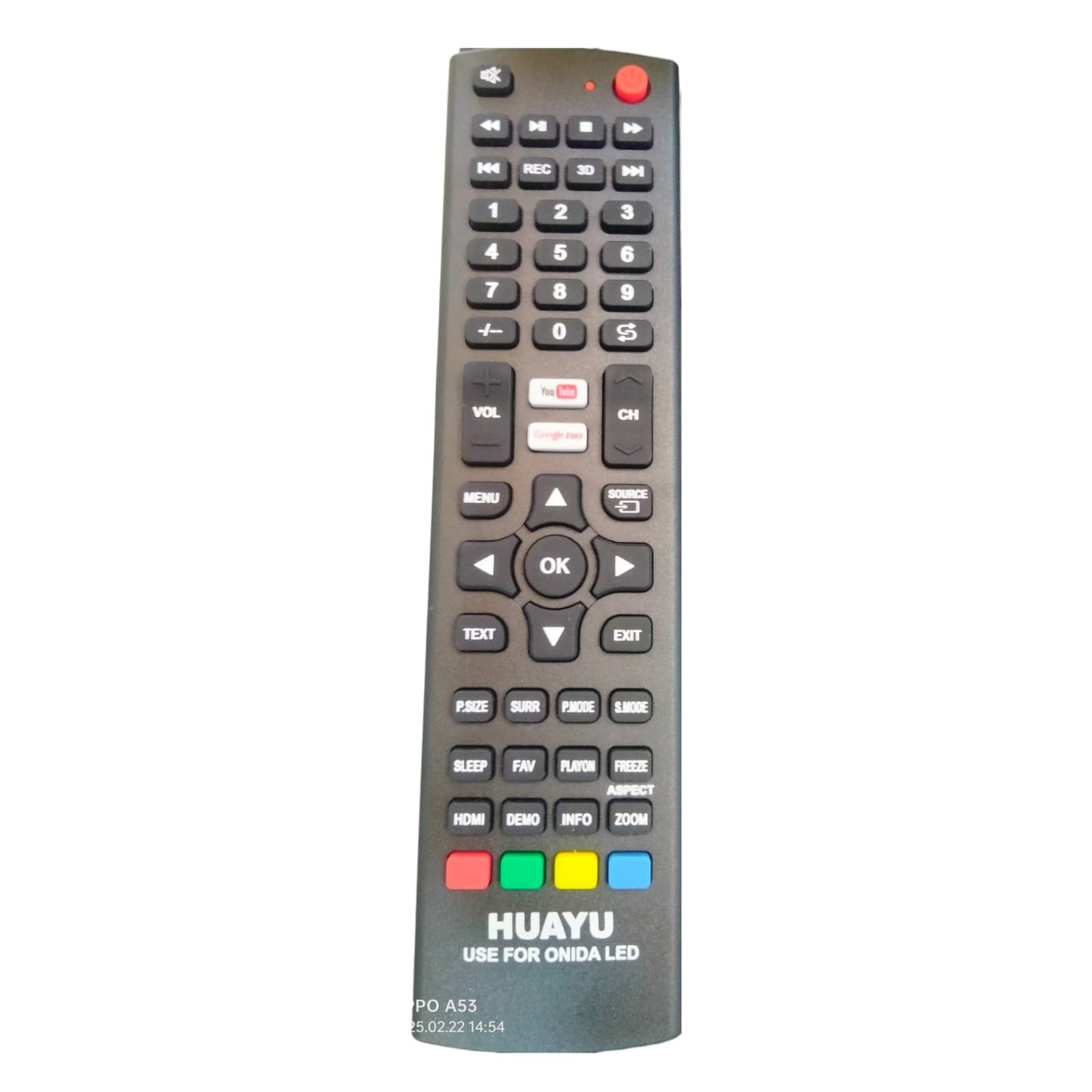 Onida Smart TV Remote Control โ Compatible Replacement for Onida LED & Android TVs #