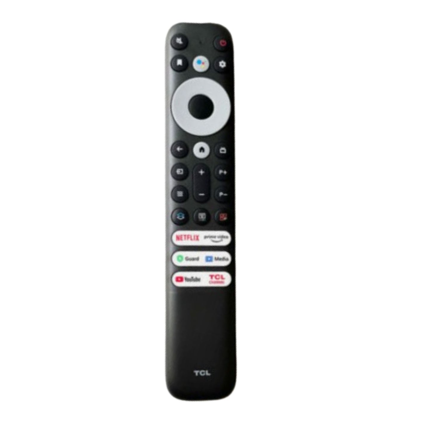 Original TCL Smart TV Remote Control with Google Voice Assistant, Netflix, Amazon Prime, YouTube & Media Buttons β Seamless Compatibility #