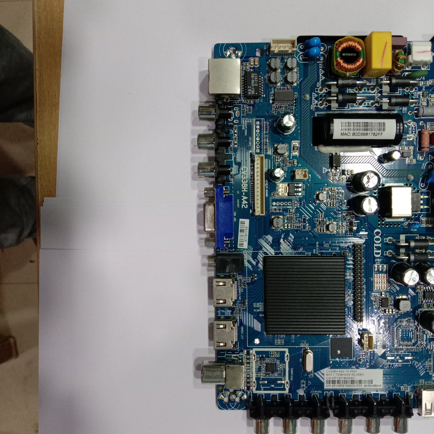 Android TV Board 42 Inch Smart TV With Remote CV338H-A42 - Faritha