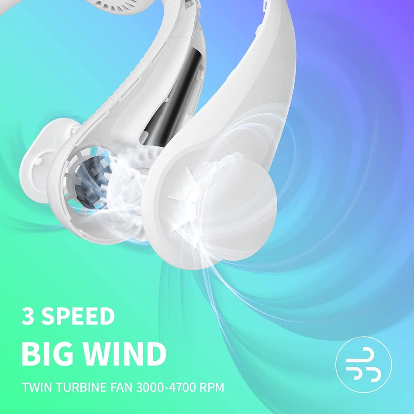 Bladeless Hanging Wearable neck Fans - Faritha