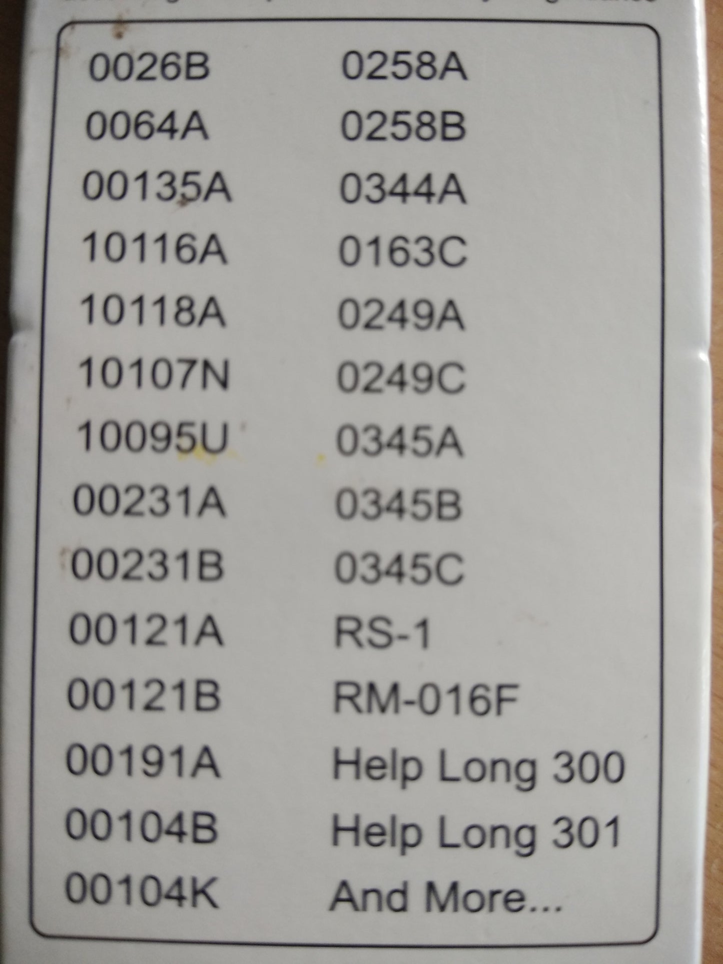 Samsung Universal TV Remote (TV01)