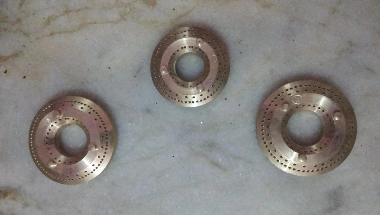 3 no gas stove burner for glass top Vidium stove SMB - Faritha