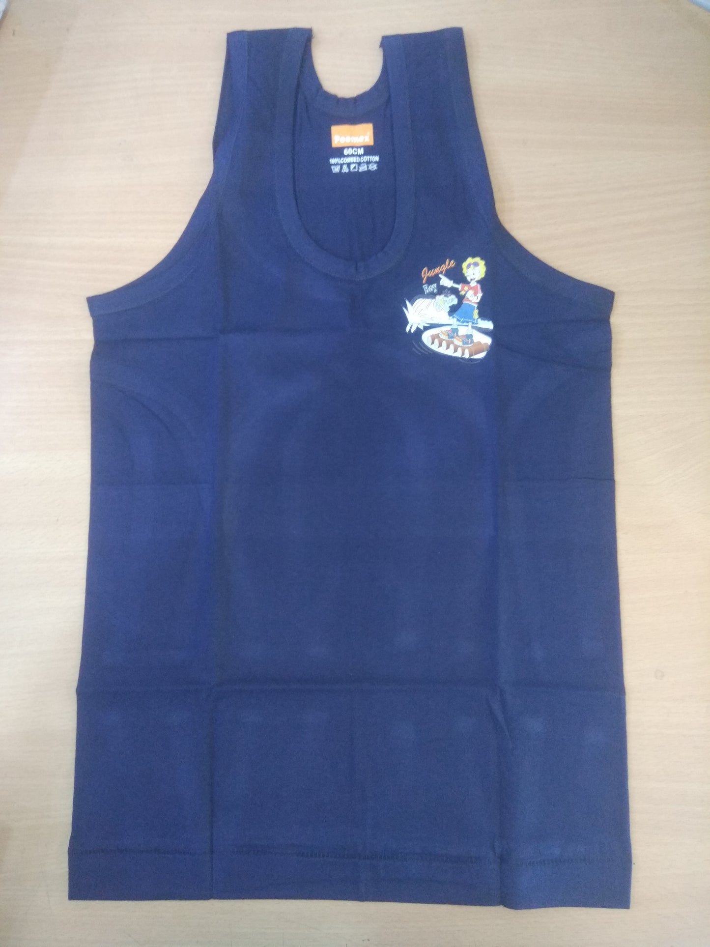 Poomex Premium boys Kids innerwear banian Vest - Colour- Sleeveless - Faritha