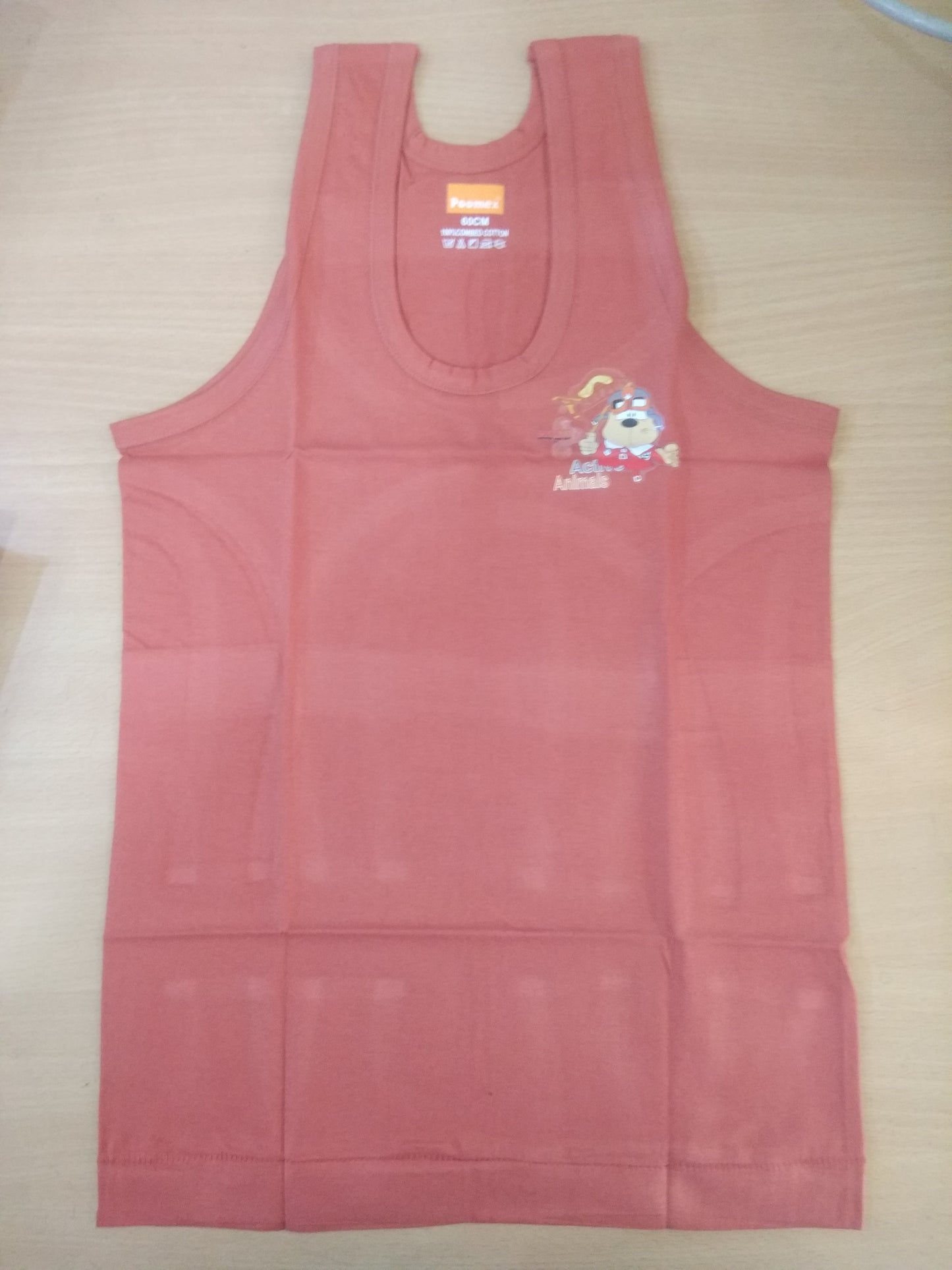 Poomex Premium Boys Cotton Sleeveless Vest β Kids Innerwear Banian β Soft & Comfortable β Multiple Colors#