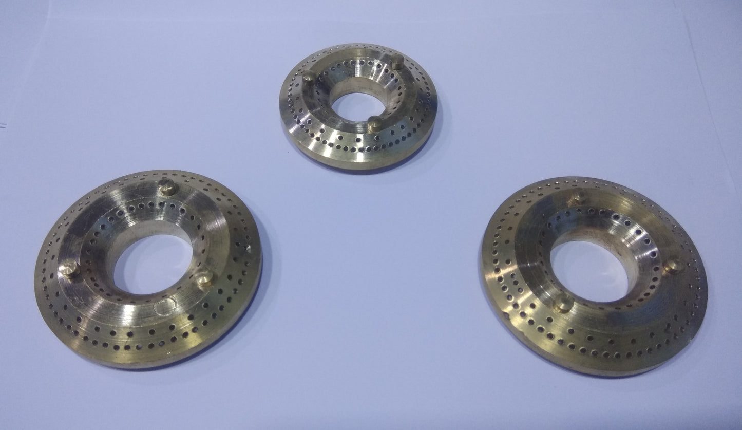 3 nos gas stove burner for glass top Green Chef stove. S2M - Faritha