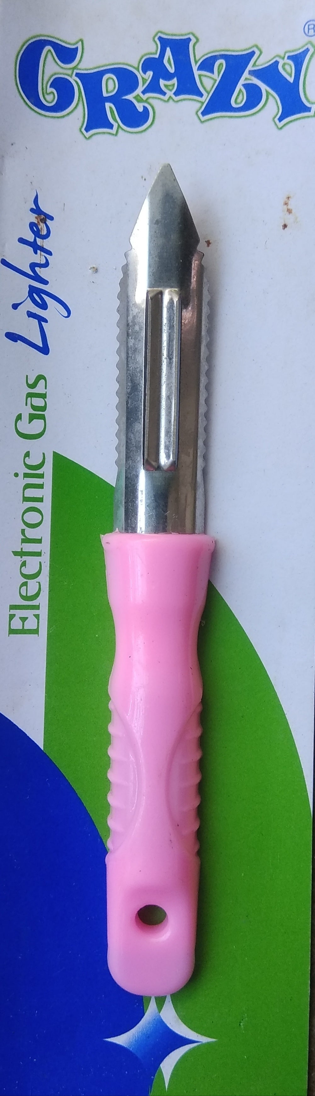 3 PCs Stainless Steel Lighter for Gas Stove, Knife, Vegetable Sleever - Faritha