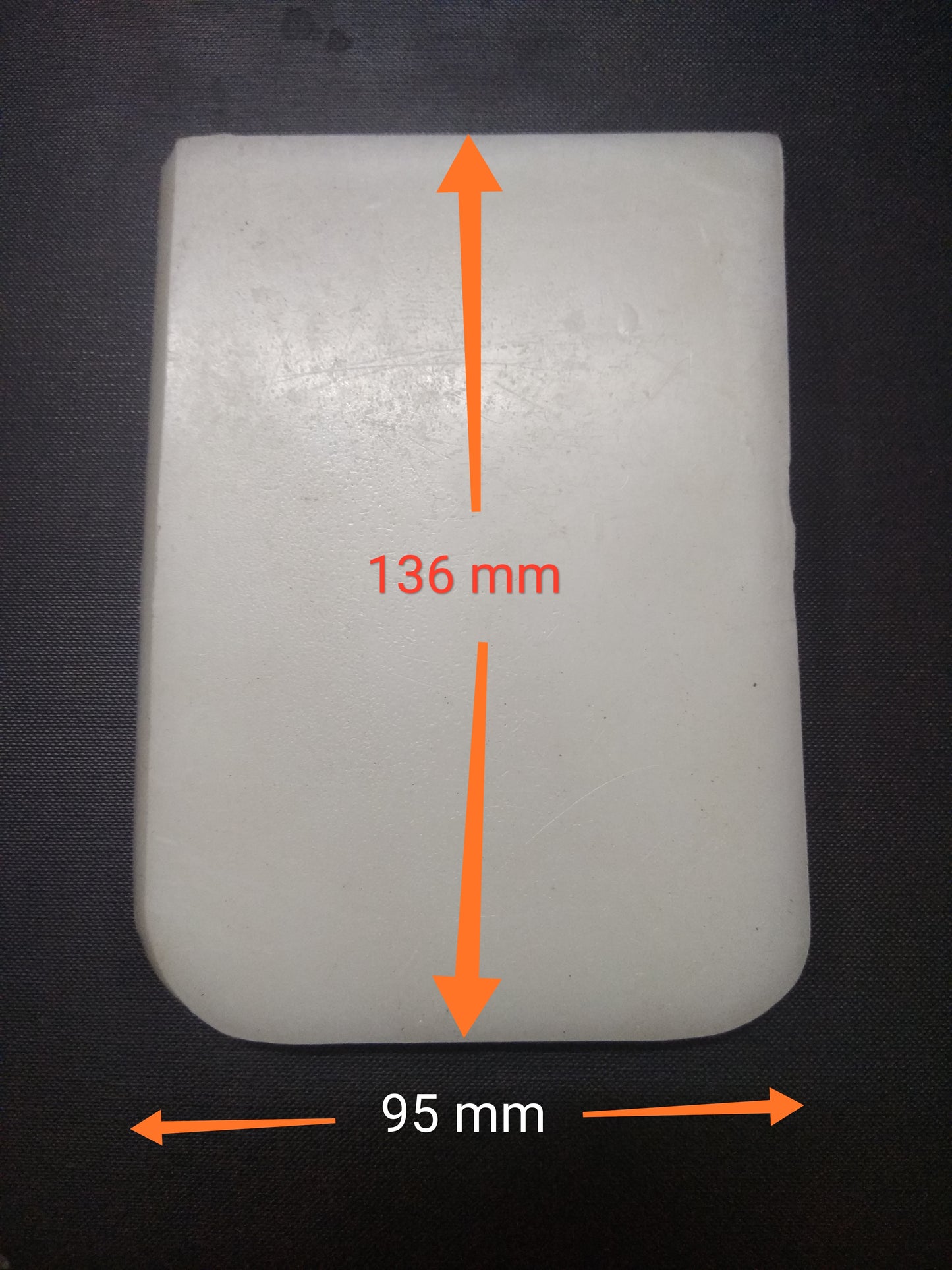 Commercial Rice Grinder Spares- Nylon Pad 136 x 95 x 7 mm - Faritha