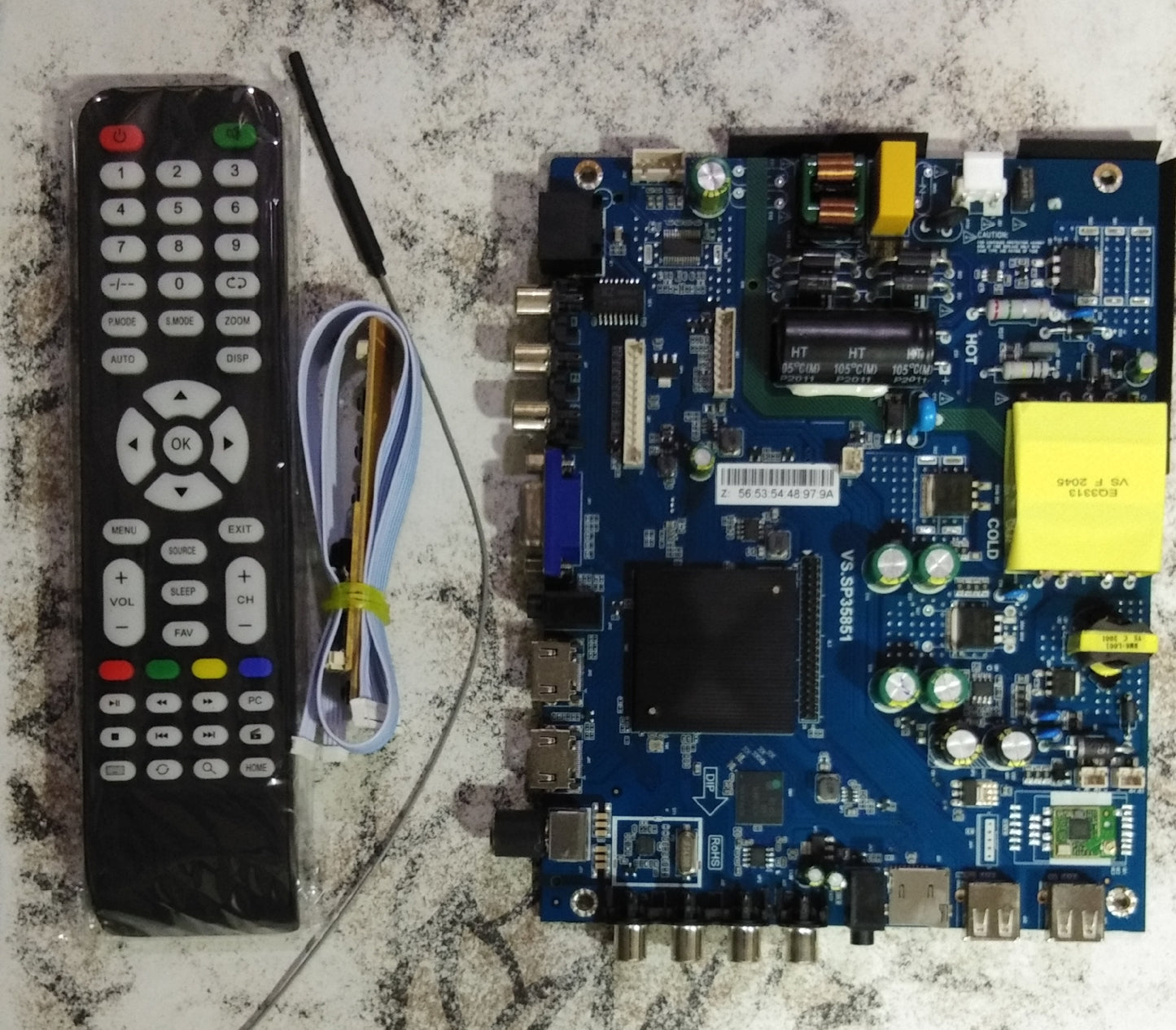 Android TV Board 40 Inch Smart TV With Remote VS.SP35851 - Faritha