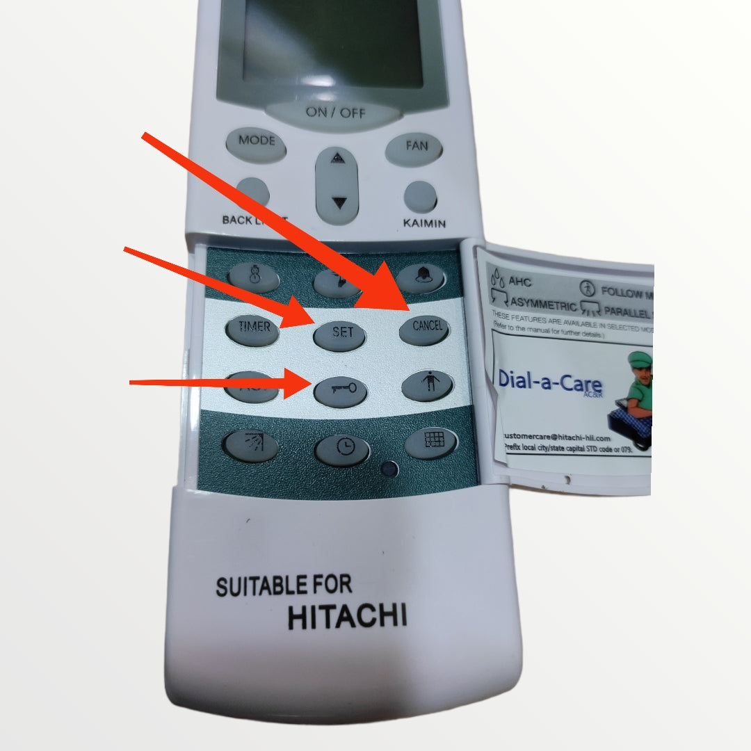Hitachi AC Remote Control 68 - Faritha