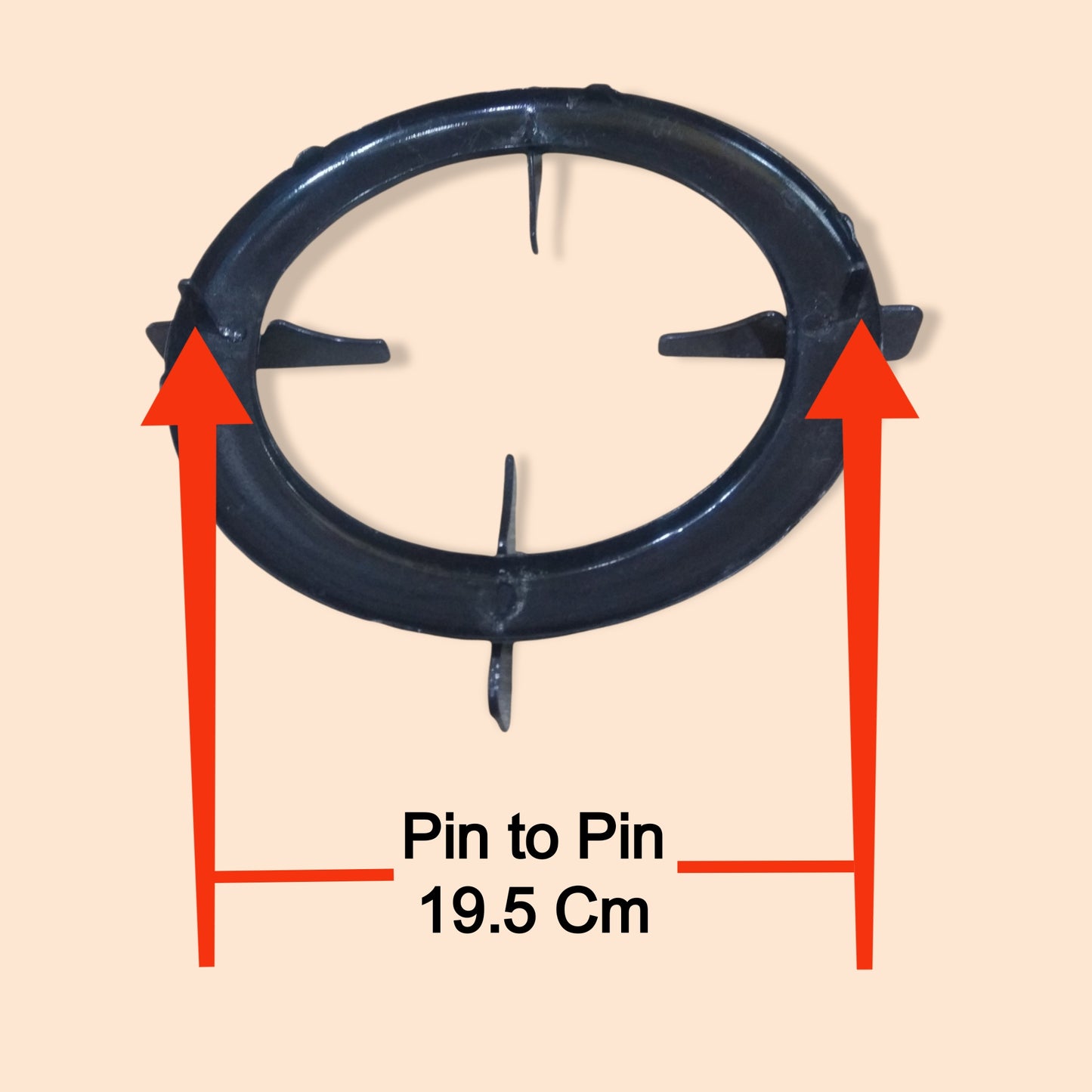 2 Nos Gas Stove Round Type Top Stand suitable for all type of Gas Stove - Faritha