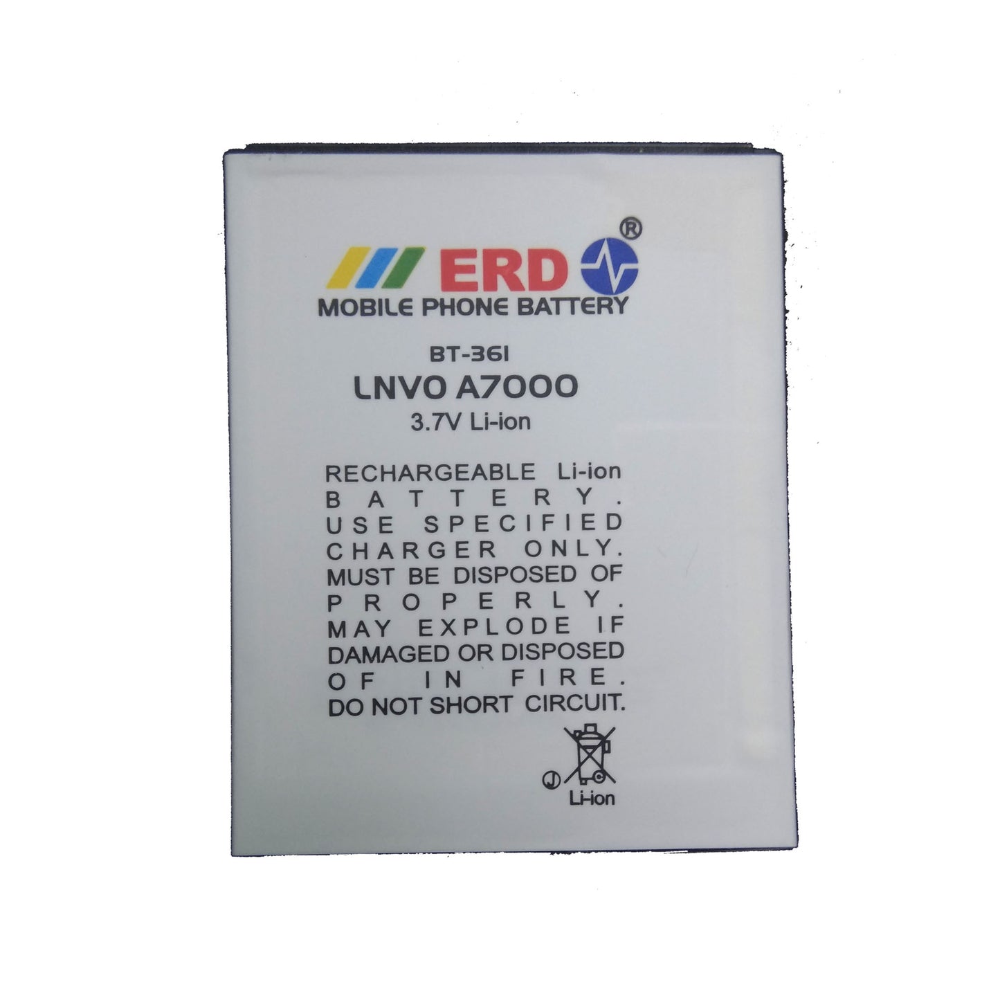 Mobile Phone High Capacity Battery for Lenova A7000* - Faritha