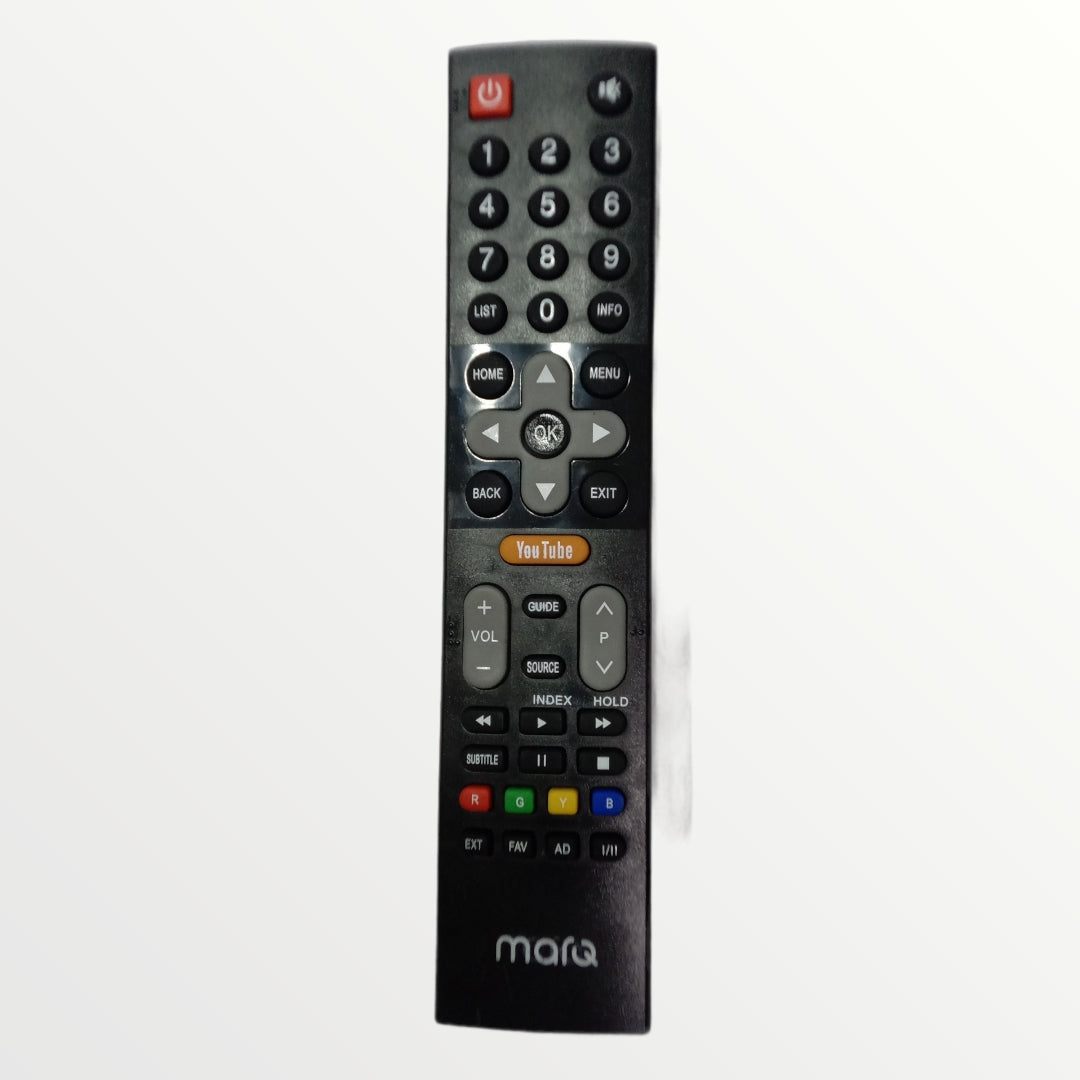 MARQ TV remote control Youtube, - Faritha