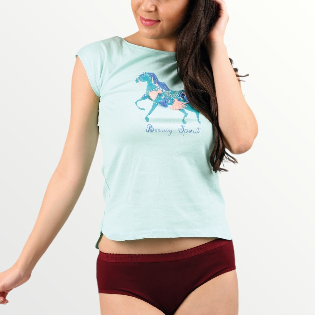 Aswati Ladies Modi Plain Panty - Faritha