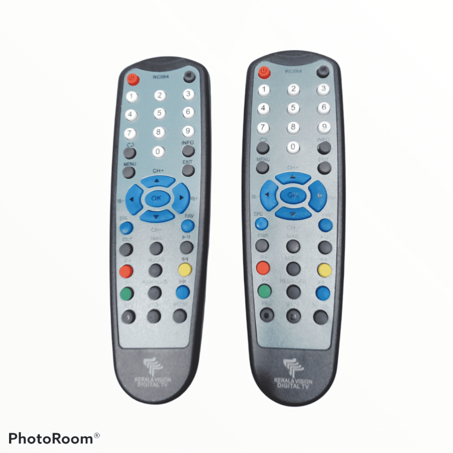 COMBO of 2pcs Kerala Vision Digital TV settop box remote control - Faritha