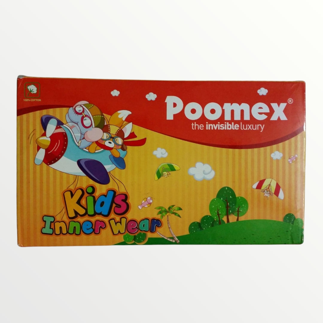 4 Nos Poomex Kids/boys inner Underware brief Drawer Type* - Faritha