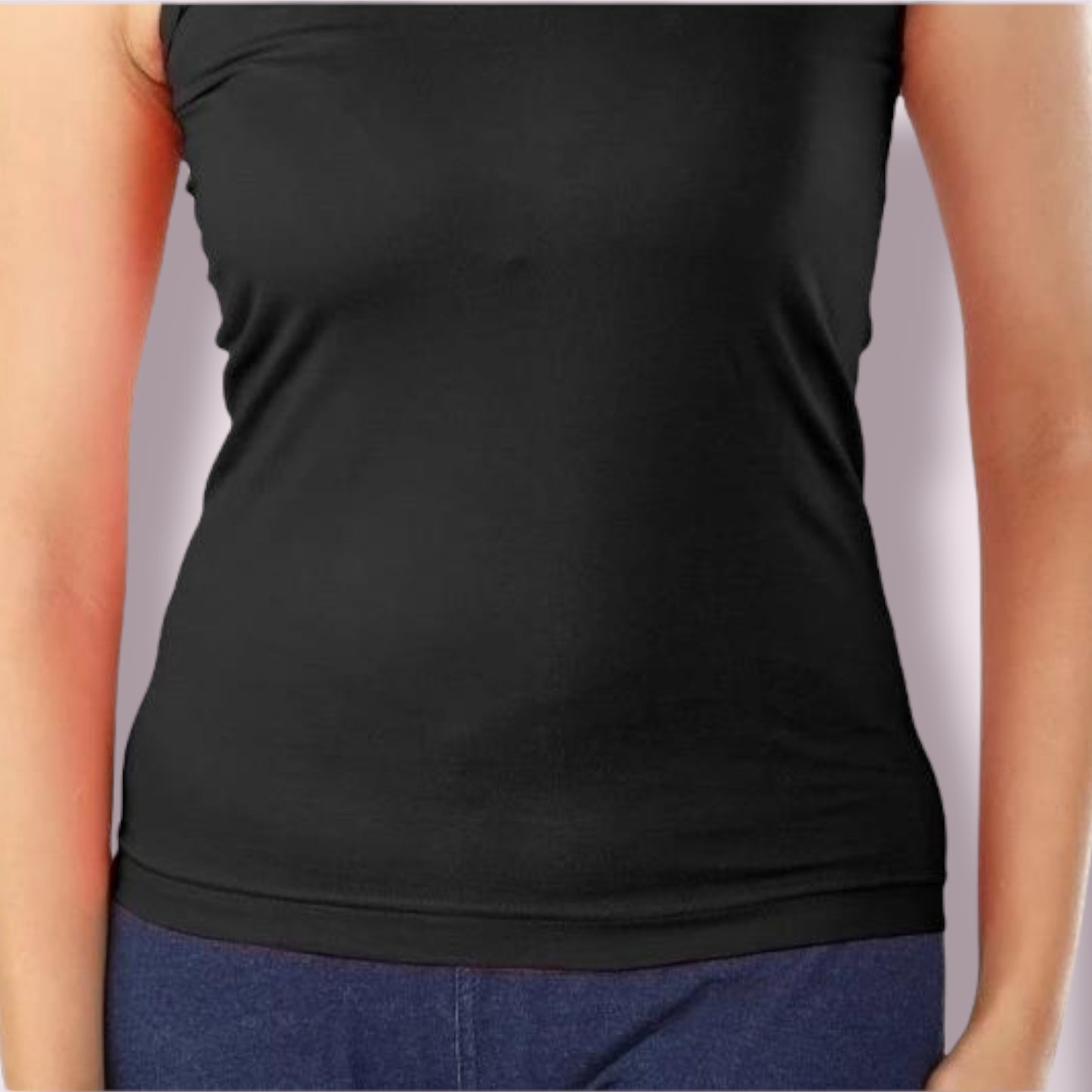 Poomex Comfed Cotton Ladies Slip Comisole Black, White, Skin Colour - Faritha