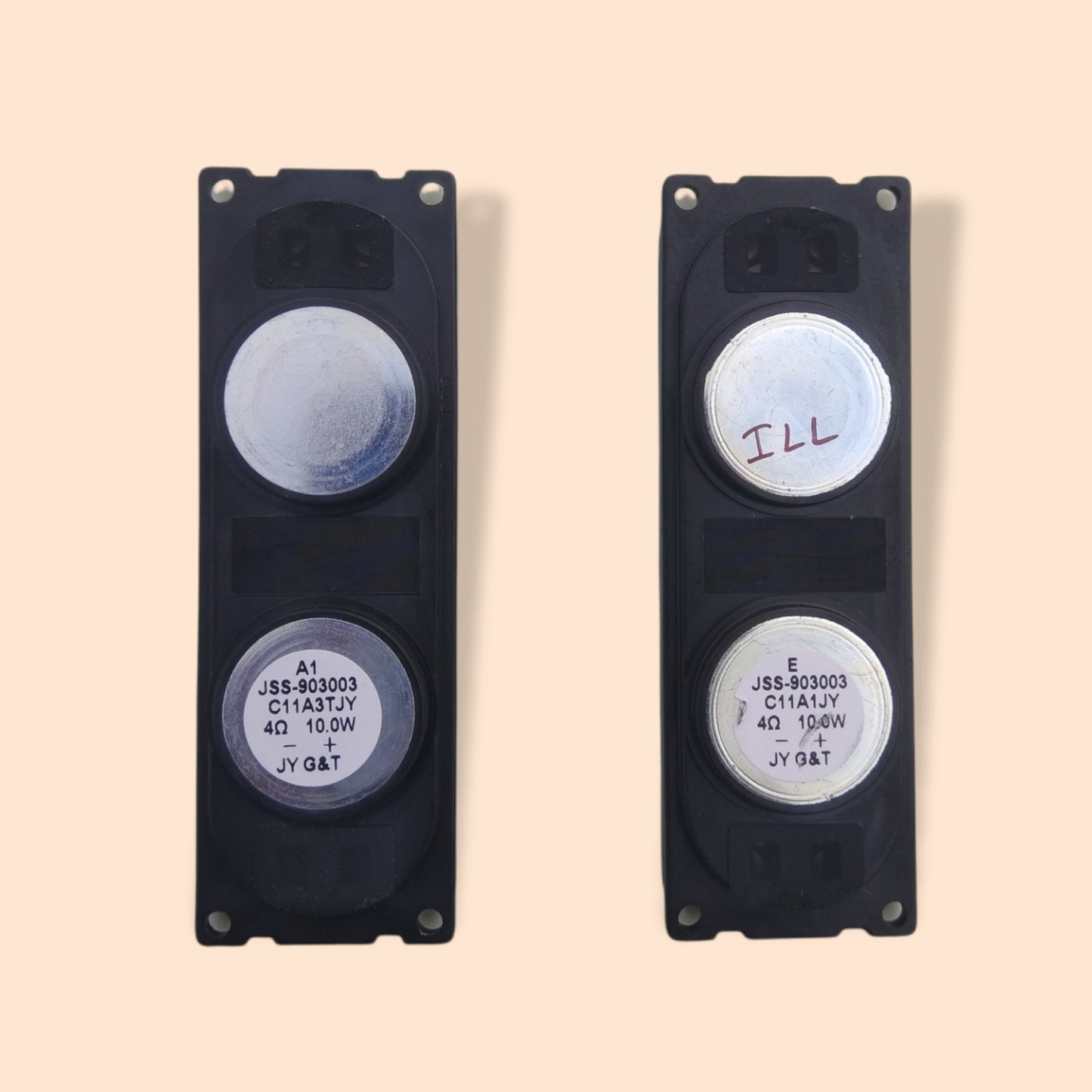2 Nos TV Speakers 4 Ohms 10 Watts - Faritha