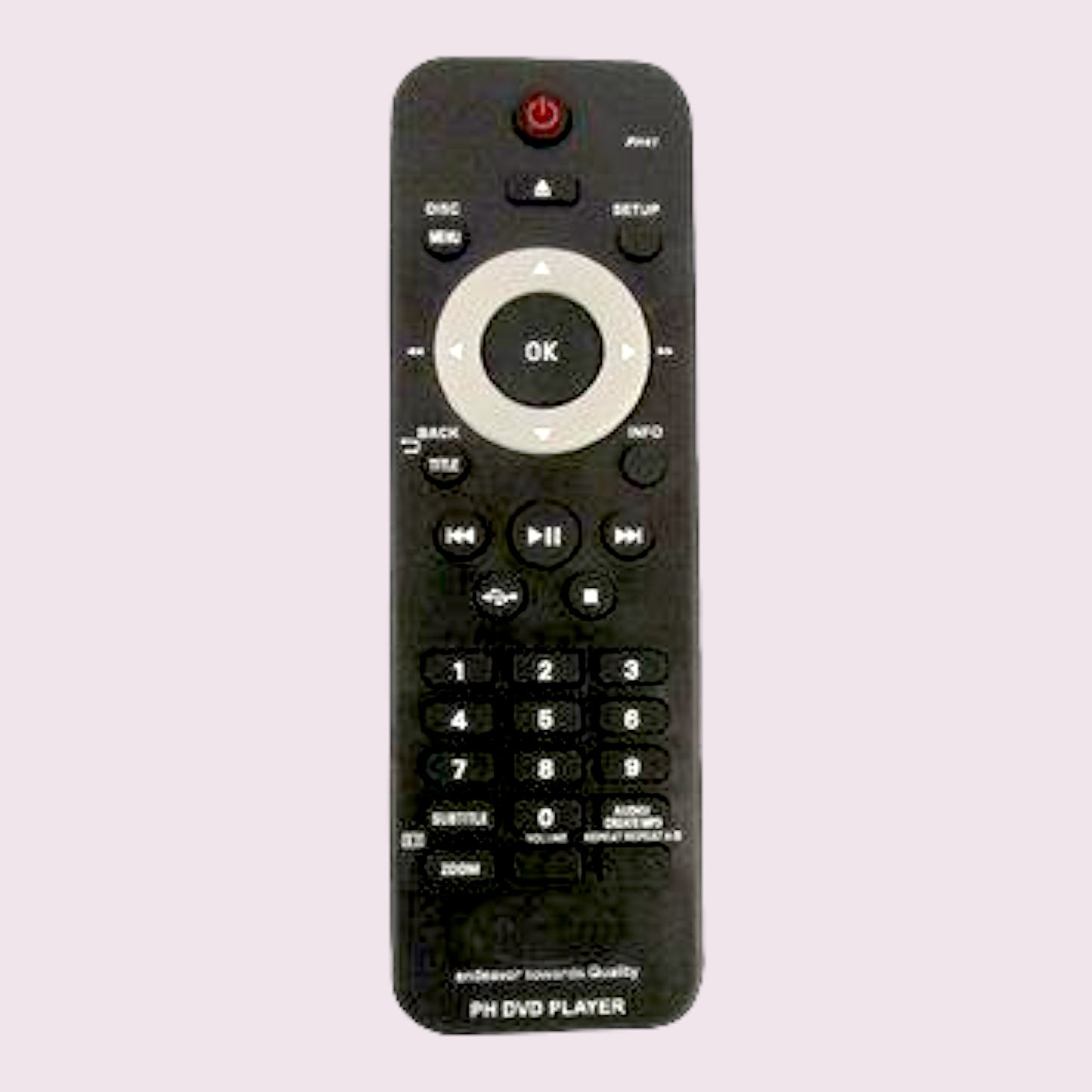 Compatible Philips Dvd player universal remote controller (DV02) - Faritha