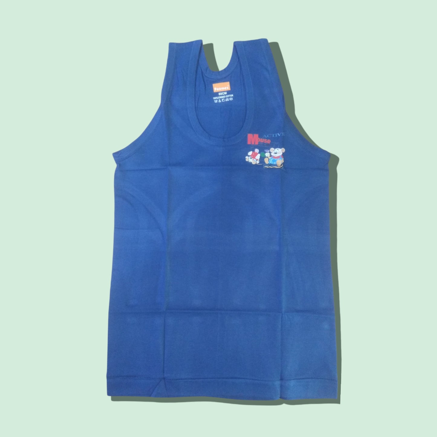 Poomex Premium boys Kids innerwear banian Vest - Colour- Sleeveless - Faritha