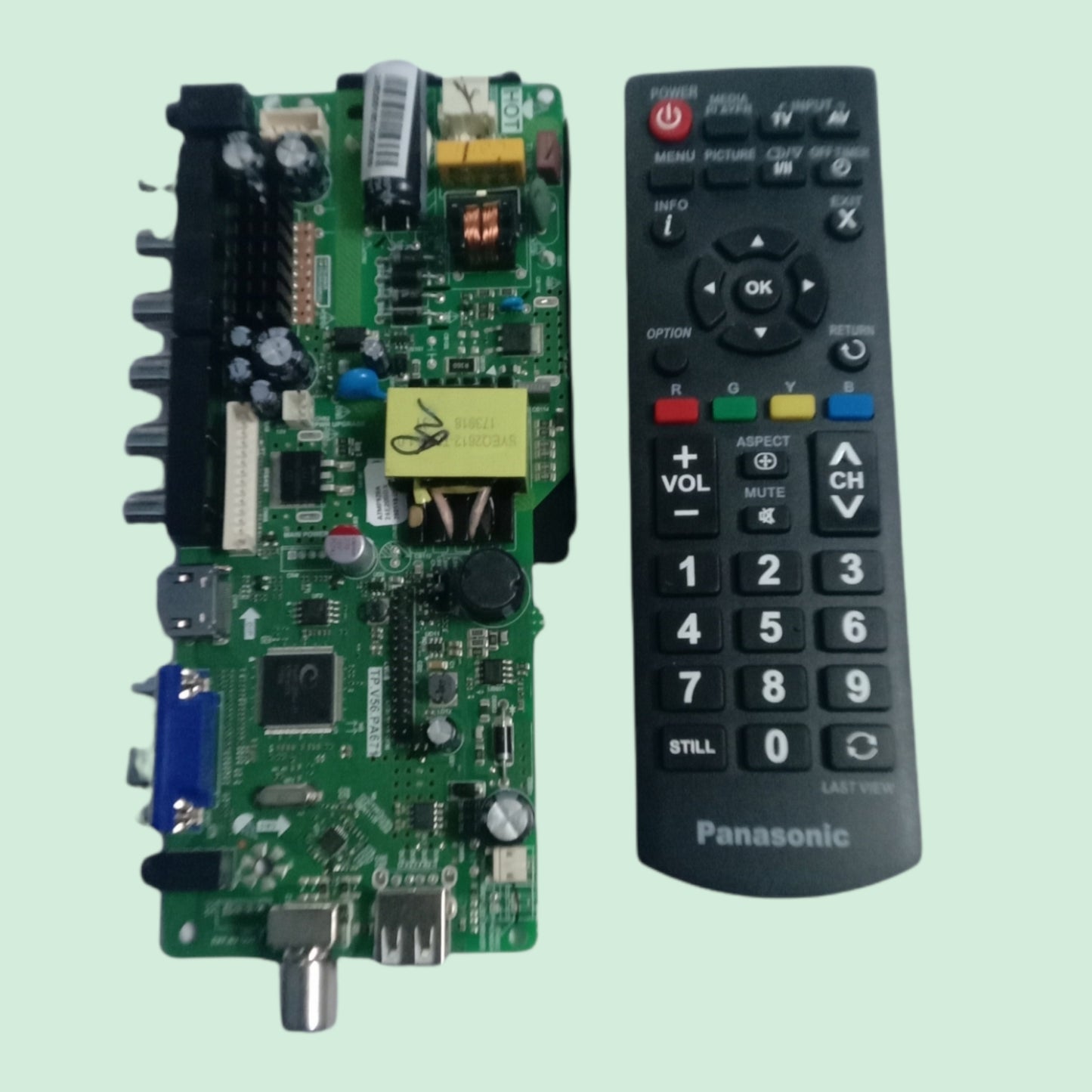 Panasonic 24 inch LED /LCD TV Combo Board suitable for all Brand TV with Remote - Faritha
