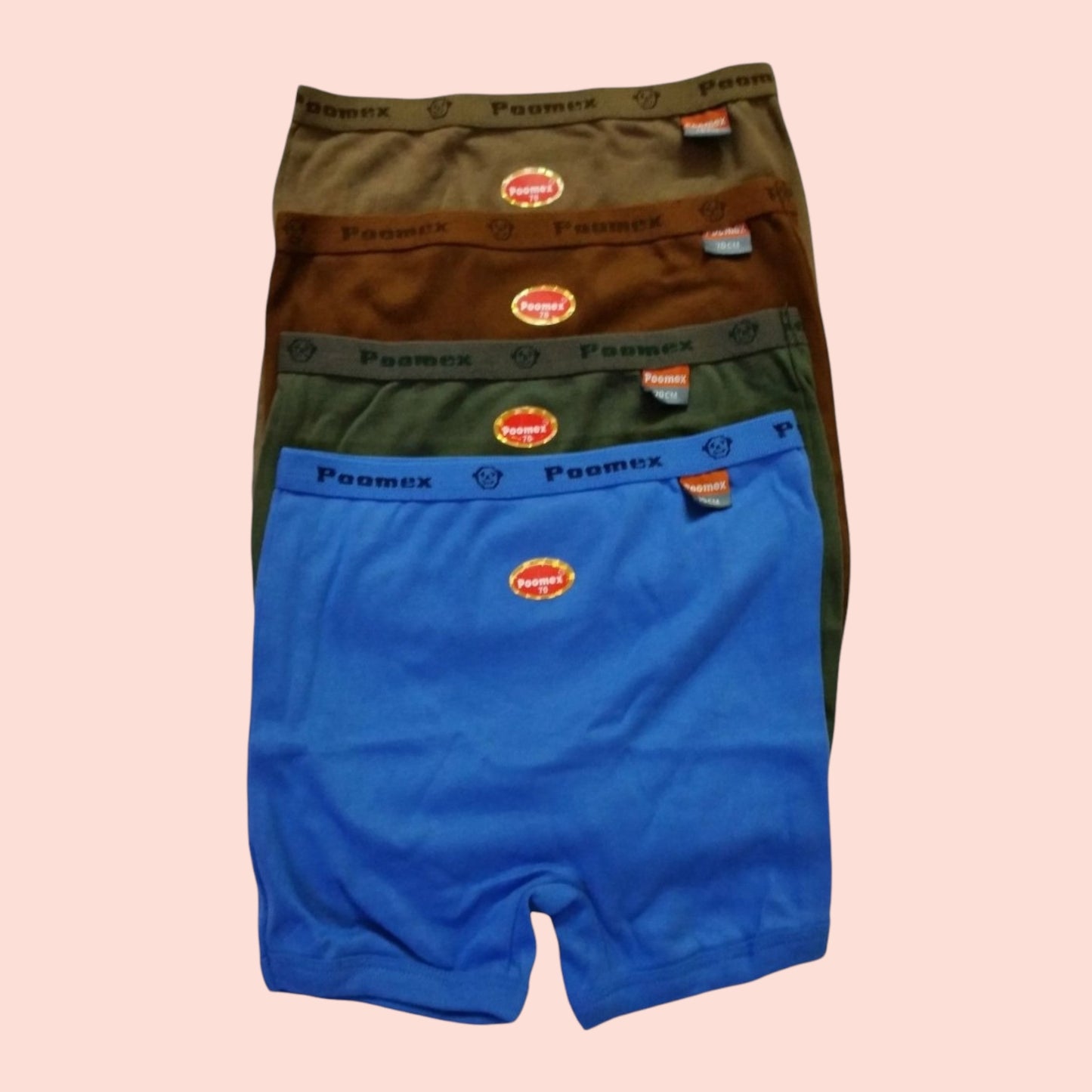 4 Nos Poomex Kids/boys inner Underware brief Drawer Type* - Faritha