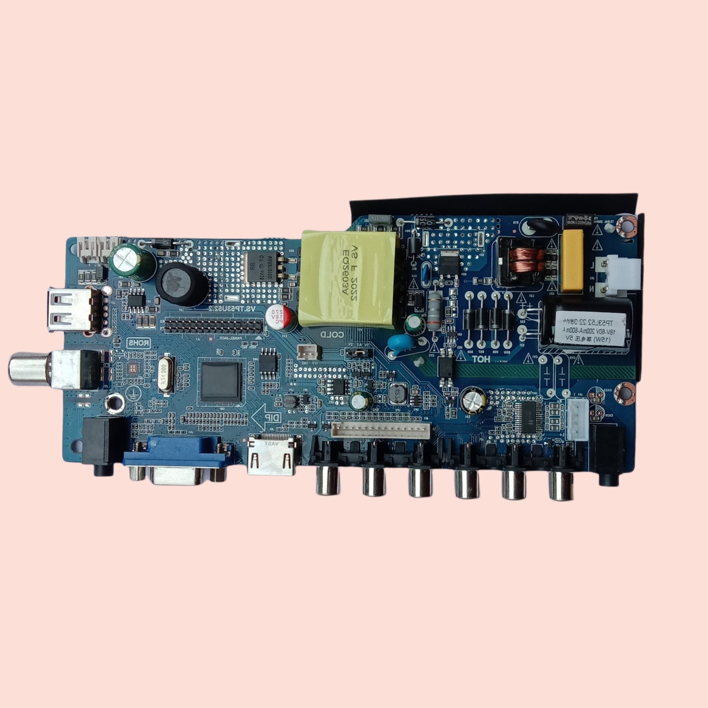 24 inch LED /LCD TV Combo Board suitable for all Brand TV with Remote VS.TP53U.52.2 - Faritha