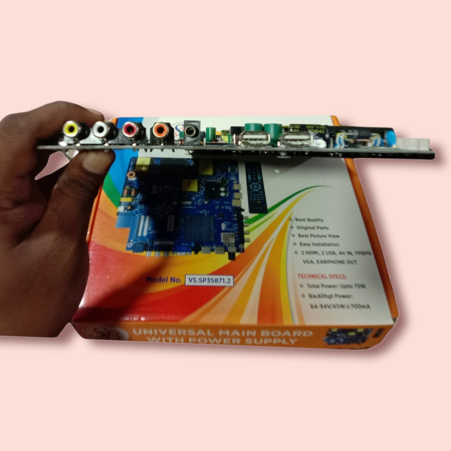 Android TV Board 4K 50 Inch to 65 inch Smart TV with Remote VS.SP65811.2 - Faritha