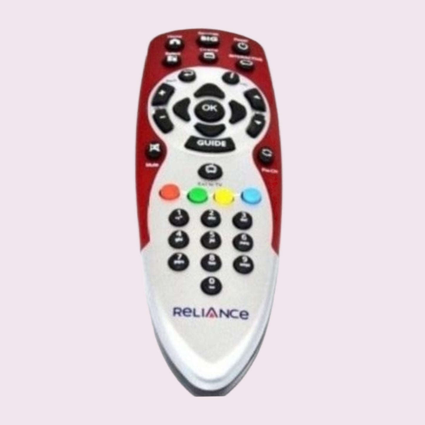 Reliance Big DTH Set top Box Remote Control SD HD TD-R6 - Faritha