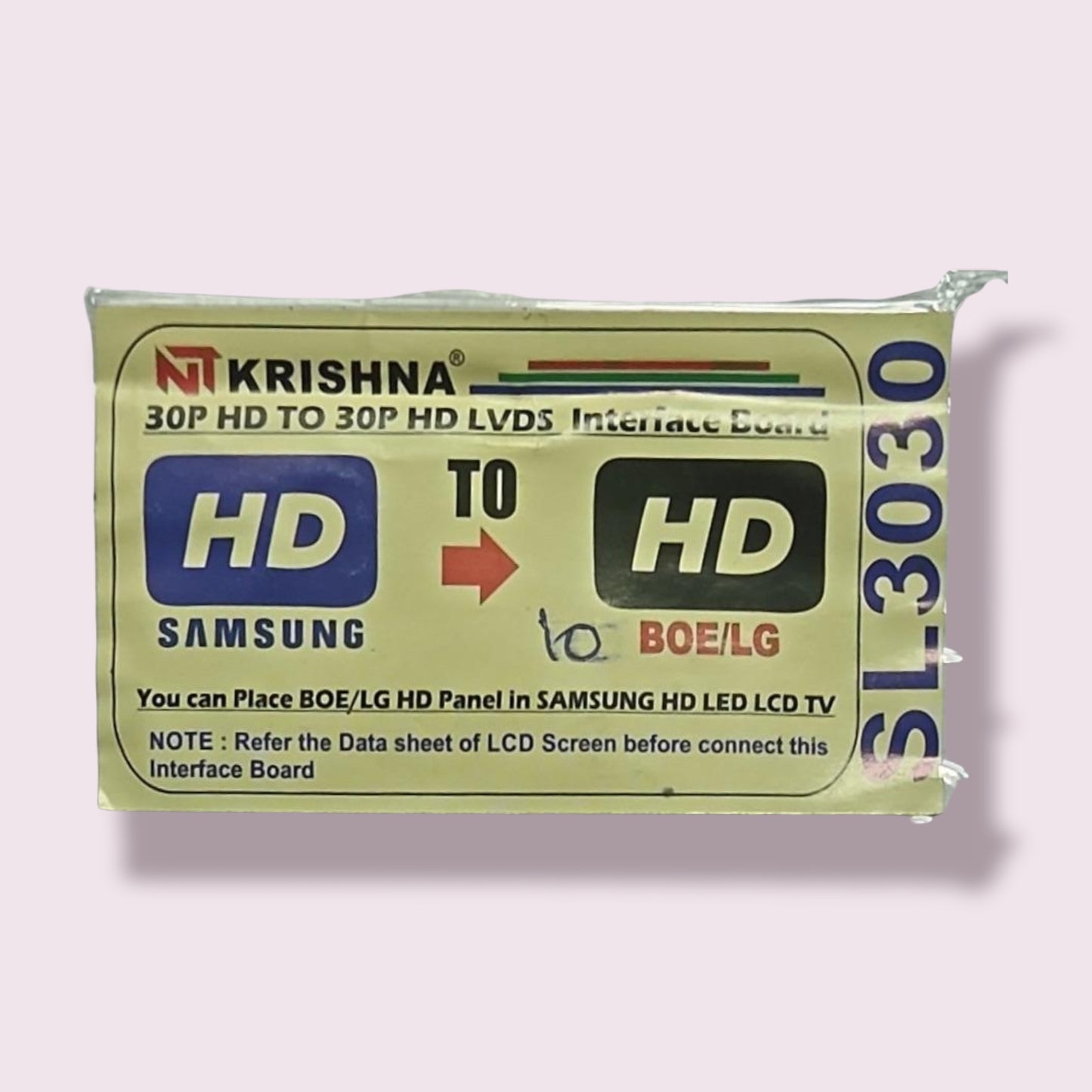 Samsung to BOE/LG 30P HD to 30P LVDS Interface Board SL3030-2 - Faritha