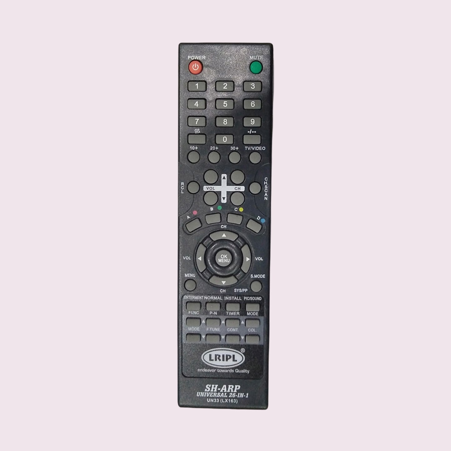 Sharp Universal TV Remote Controller (TV23) - Faritha