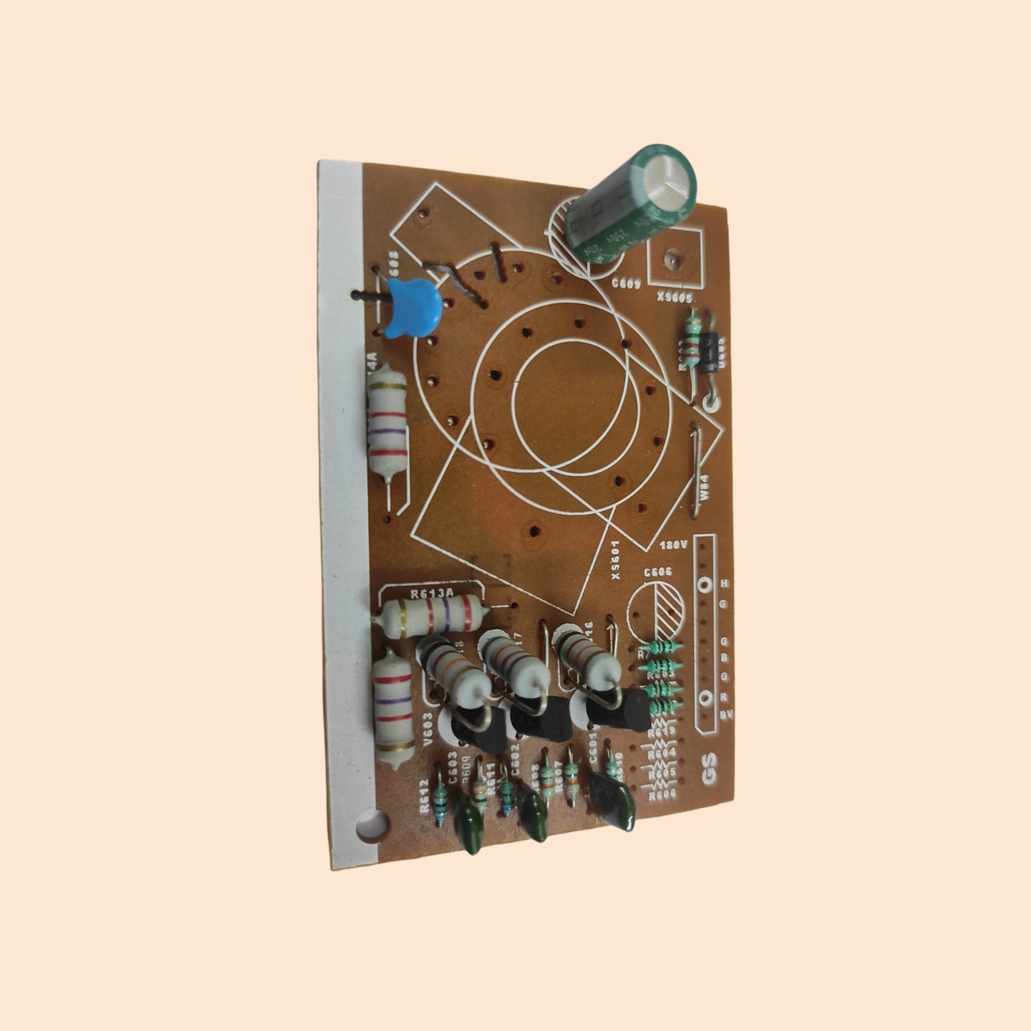 7 Pin Terminals CRT Socket White - Faritha