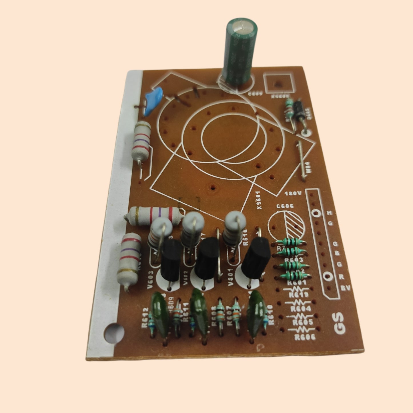 7 Pin Terminals CRT Socket White - Faritha