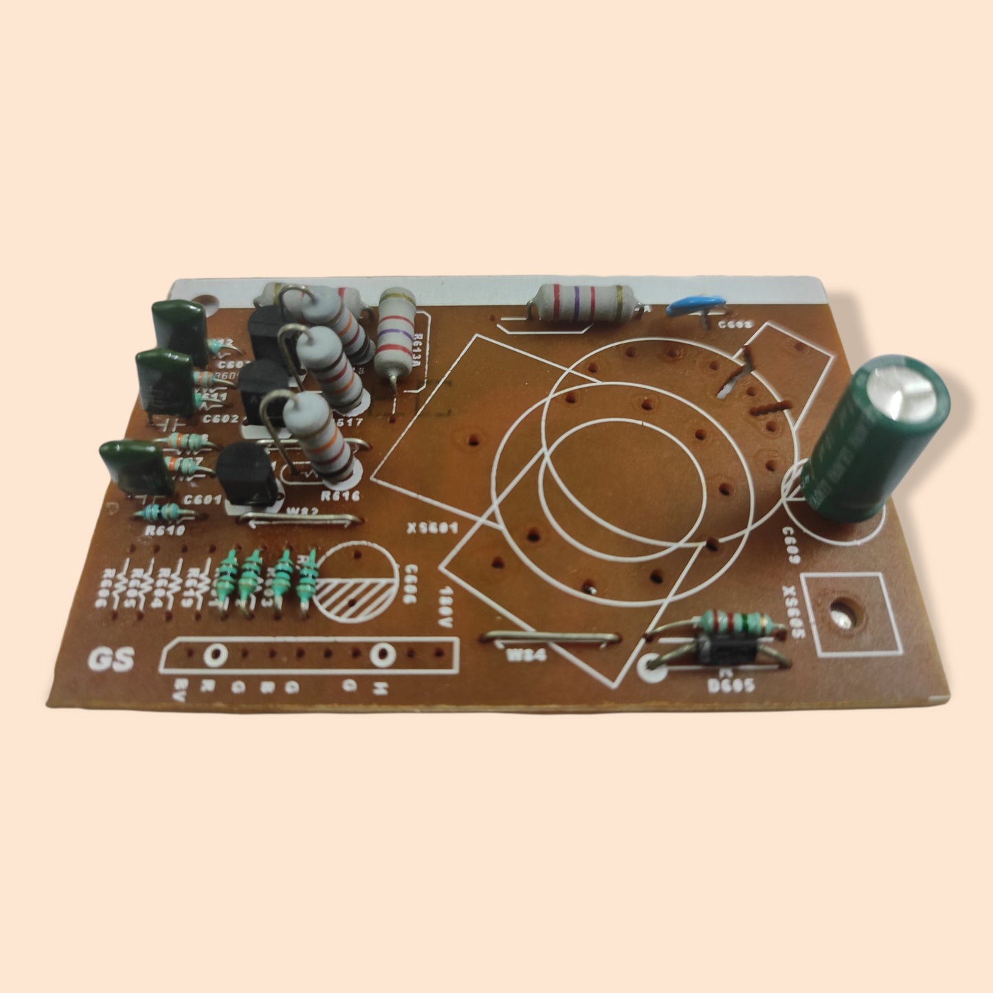 7 Pin Terminals CRT Socket White - Faritha
