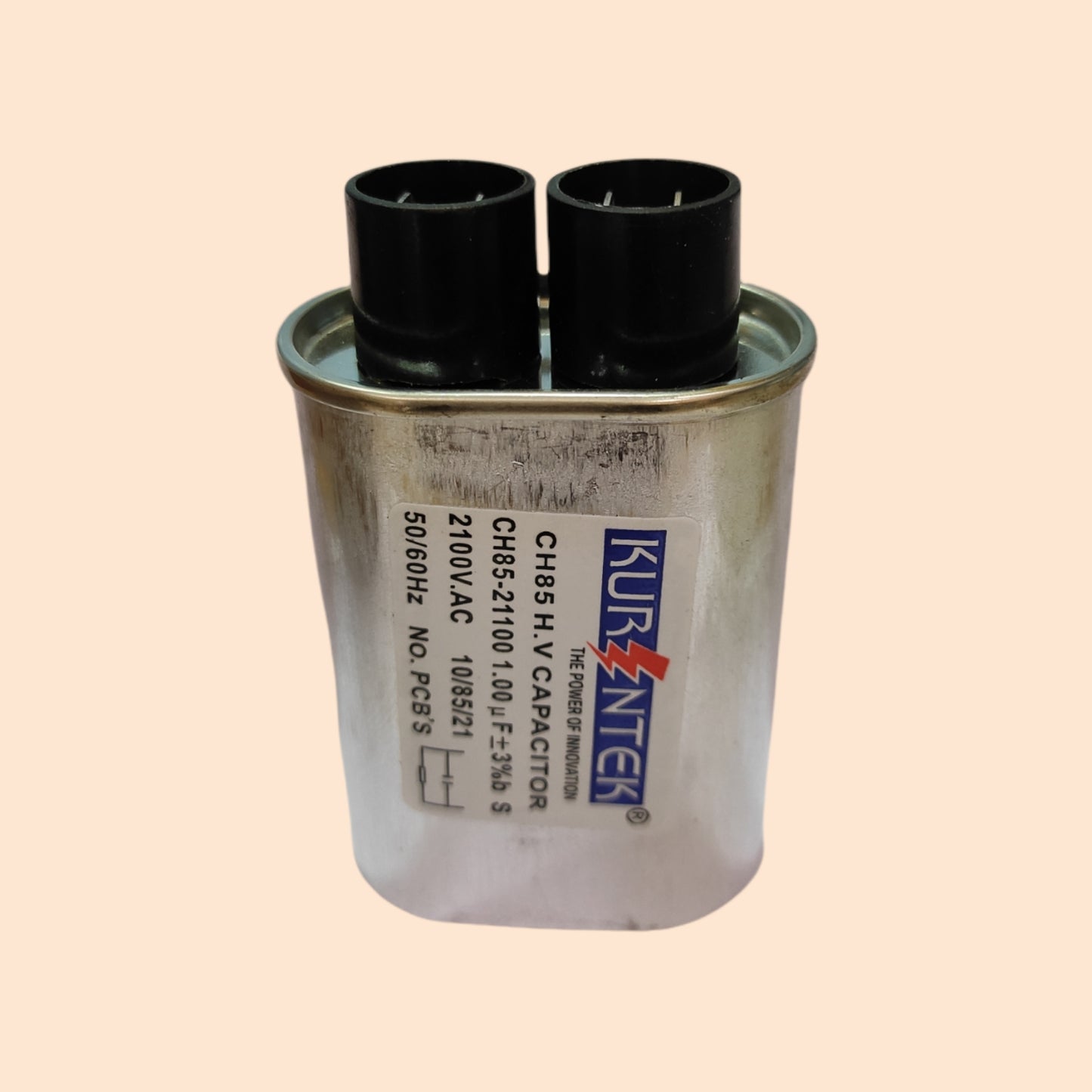 Microwave Oven Capacitor 1 mfd /2100 Volt - Faritha
