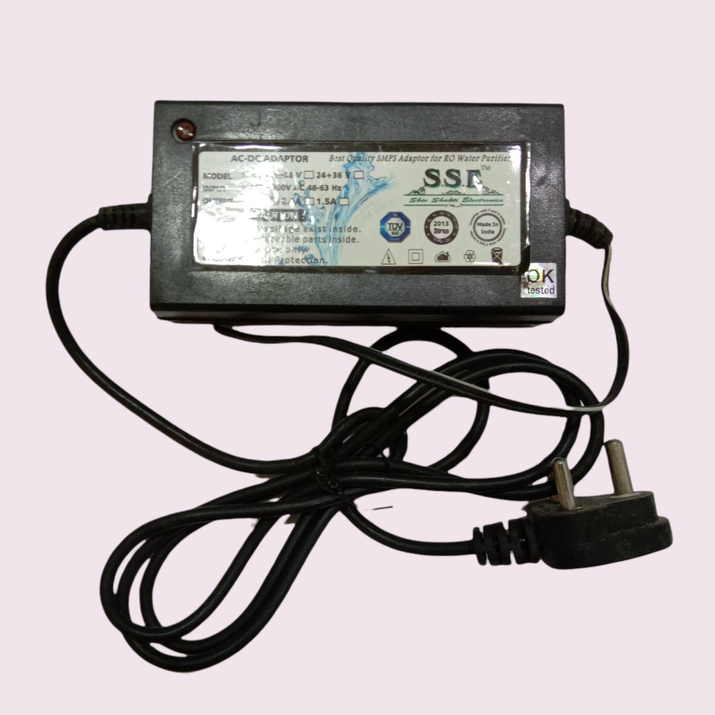 SMPS Powersupply Adapter 36V 2.5A suitable for All R.O Water Purifier - Faritha