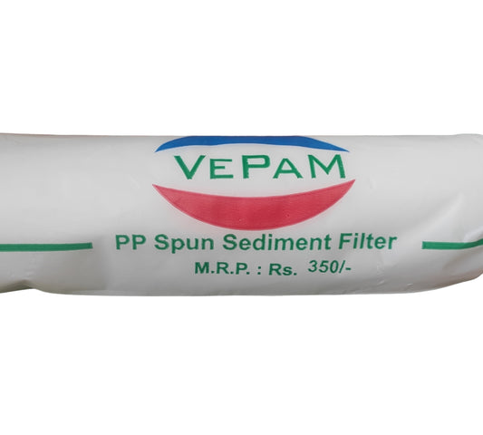 Vepam 10 micron pp Spun Sediment filter for RO Prefilter - Faritha