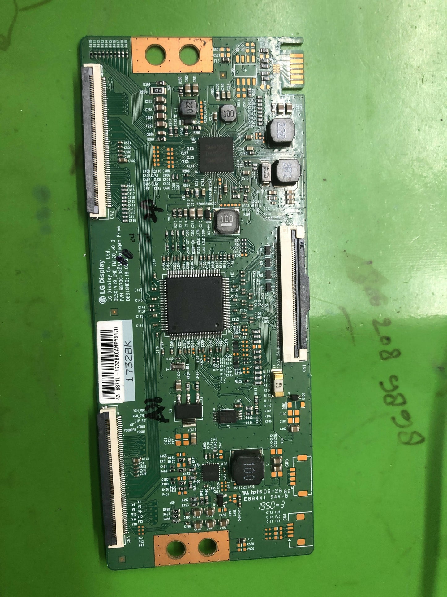 LG 43'' 49" 4K TV TCON 6870c-0805A/ LG T CON BOARD @1199 - Faritha