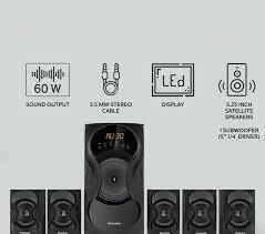 Philips 6000W 5.1 Speaker music,movies and entertainment - Faritha