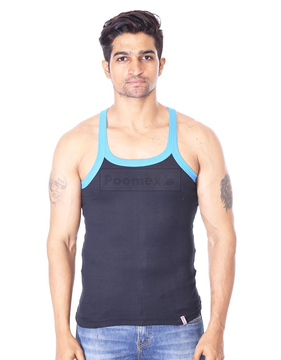 Poomex Gents Elegant Super Style GYM VEST Sleeveless - Faritha
