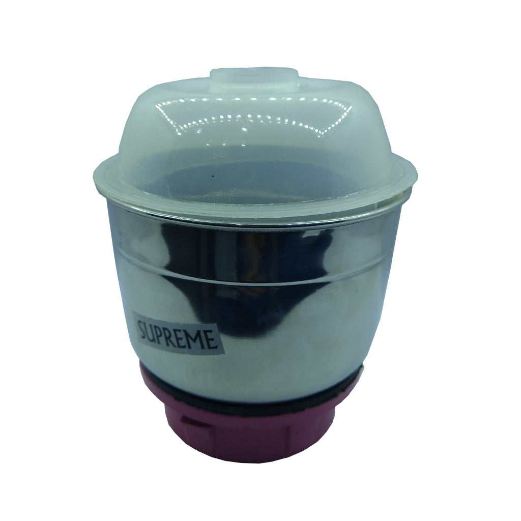 Stainless Steel Grinder Small Jar/Chutney Attachment 300ml Suitable for All Mixie - Faritha