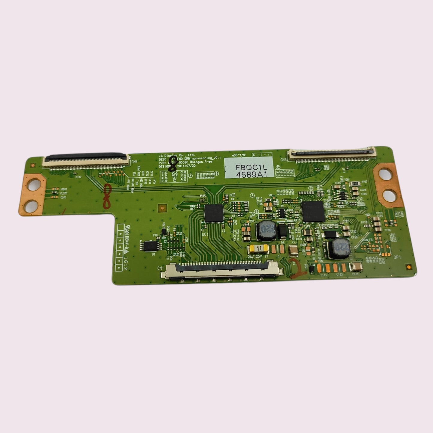 LG FBQC1L 4589A1 LED TV T-Con Board Front View Replacement Part