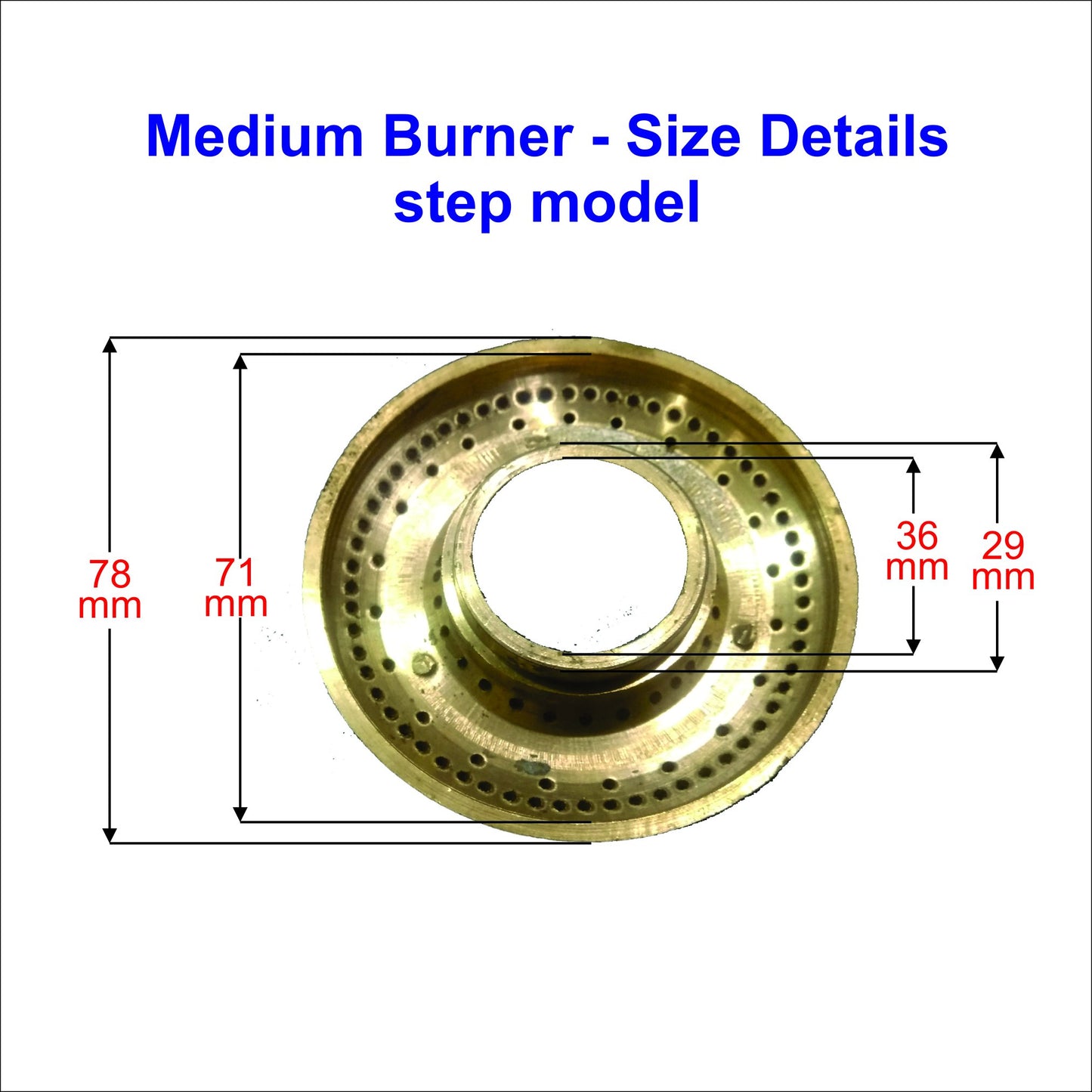 3 nos gas stove burner for glass top prestige stove SMB - Faritha