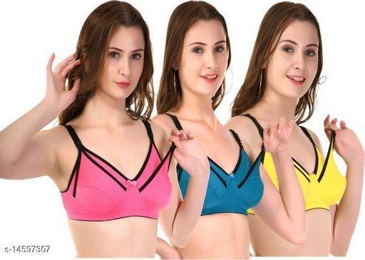 Sassy Women Feeding Bra 3 Nos II - Faritha