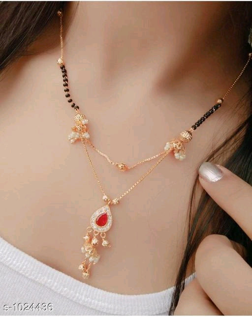 Ladies Beautiful Alloy Mangalsutra - Faritha