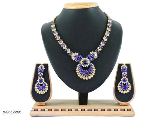 Women's Alloy Gold Plated Jewellery Set - Faritha