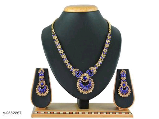 Women's Alloy Gold Plated Jewellery Set
