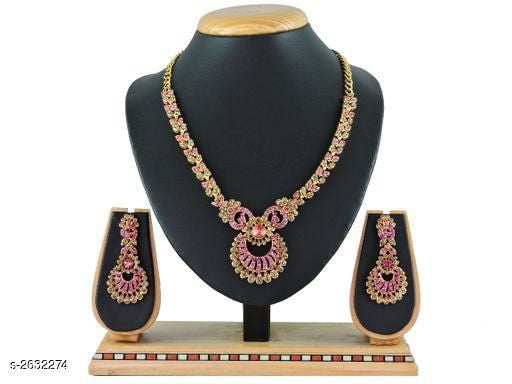 Women's Alloy Gold Plated Jewellery Set