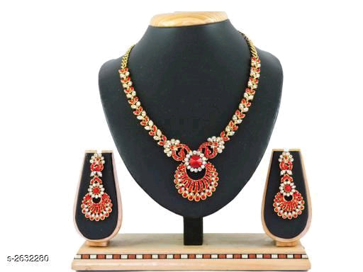 Women's Alloy Gold Plated Jewellery Set