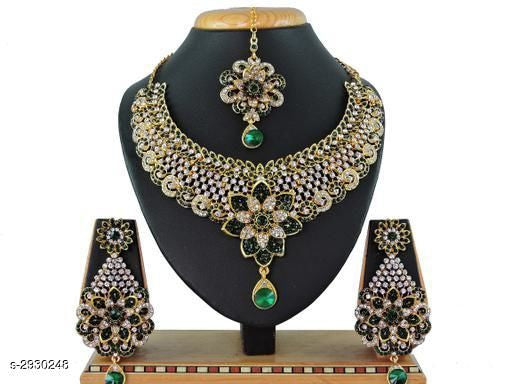 Women's Alloy Gold Plated Jewellery Set